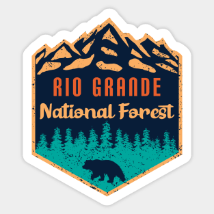 Rio grande national forest Sticker